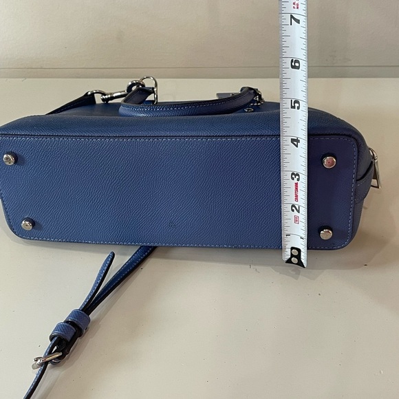 Coach  Mini Sierra Satchel cotton flower, blue in excellent used condition - Picture 13 of 13